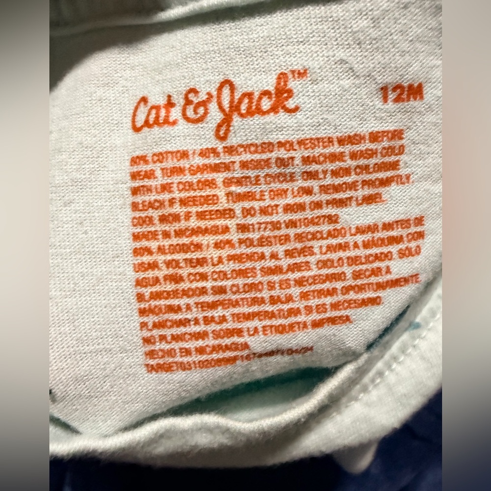 Lot: Carters Black & Grey Pants, Cat& Jack Red Sweater & Fruit tee, Old Navy - Picture 11 of 15